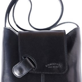 Γυναικεια Τσαντα Ωμου Firenze Leather 209 Μαύρο