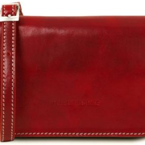 Γυναικείο Τσαντάκι Ώμου Δερμάτινο Tuscany Leather TL141713 Κόκκινο