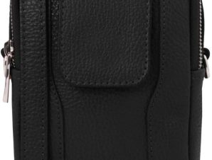 Unisex Τσαντάκι Δερμάτινο Tuscany Leather TL141698 Μαύρο