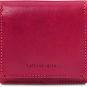 Unisex Πορτοφόλι Δερμάτινο Tuscany Leather TL142059 Φούξια