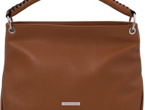 Γυναικεία Τσάντα Δερμάτινη Tuscany Leather TL142087 Κονιάκ