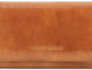 Γυναικείο Πορτοφόλι Δερμάτινο Tuscany Leather TL 140787 Μελί
