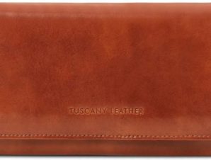 Γυναικείο Πορτοφόλι Δερμάτινο Tuscany Leather TL140787 Καφέ